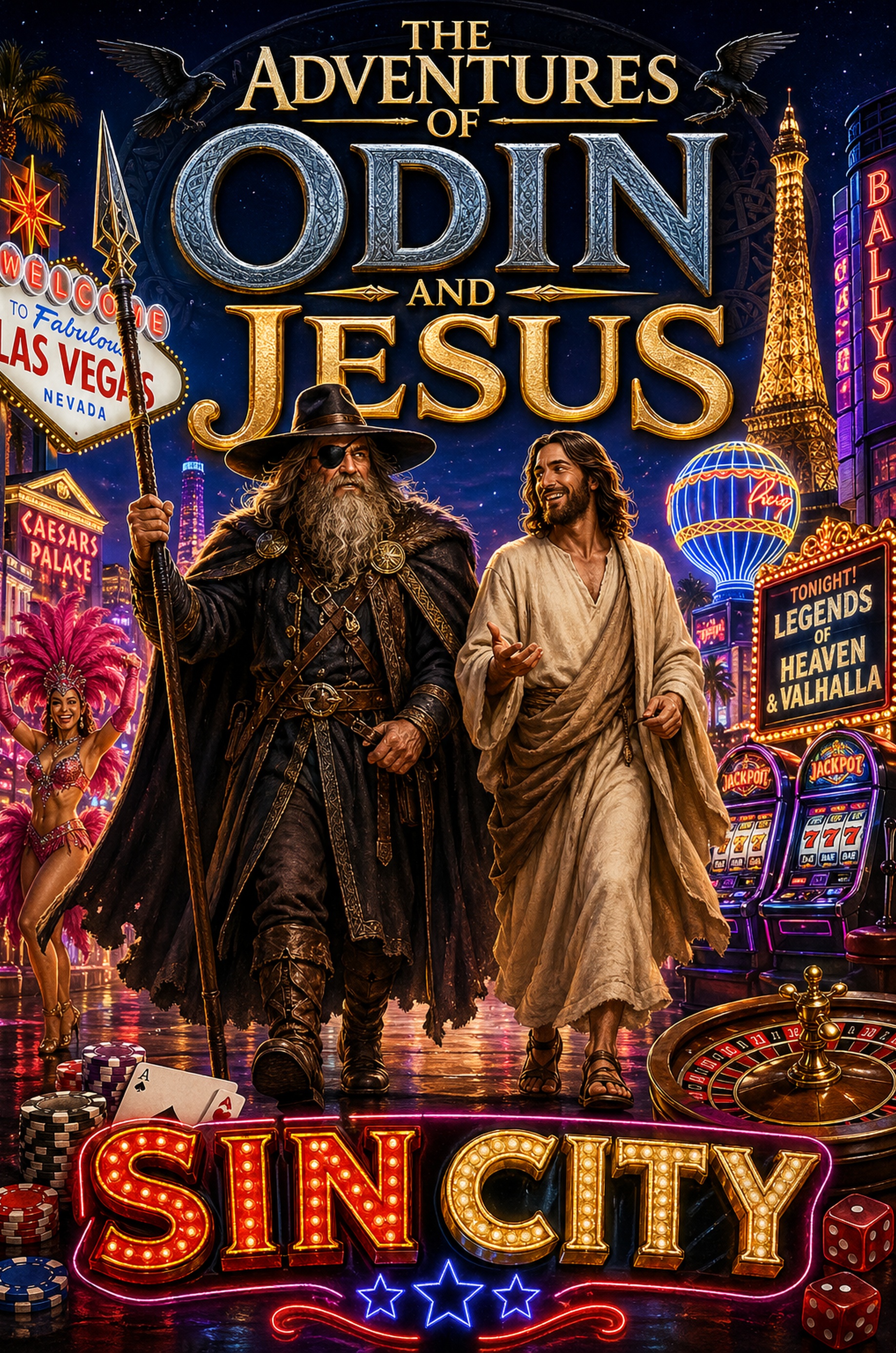 Odin and Jesus: Sin City book cover