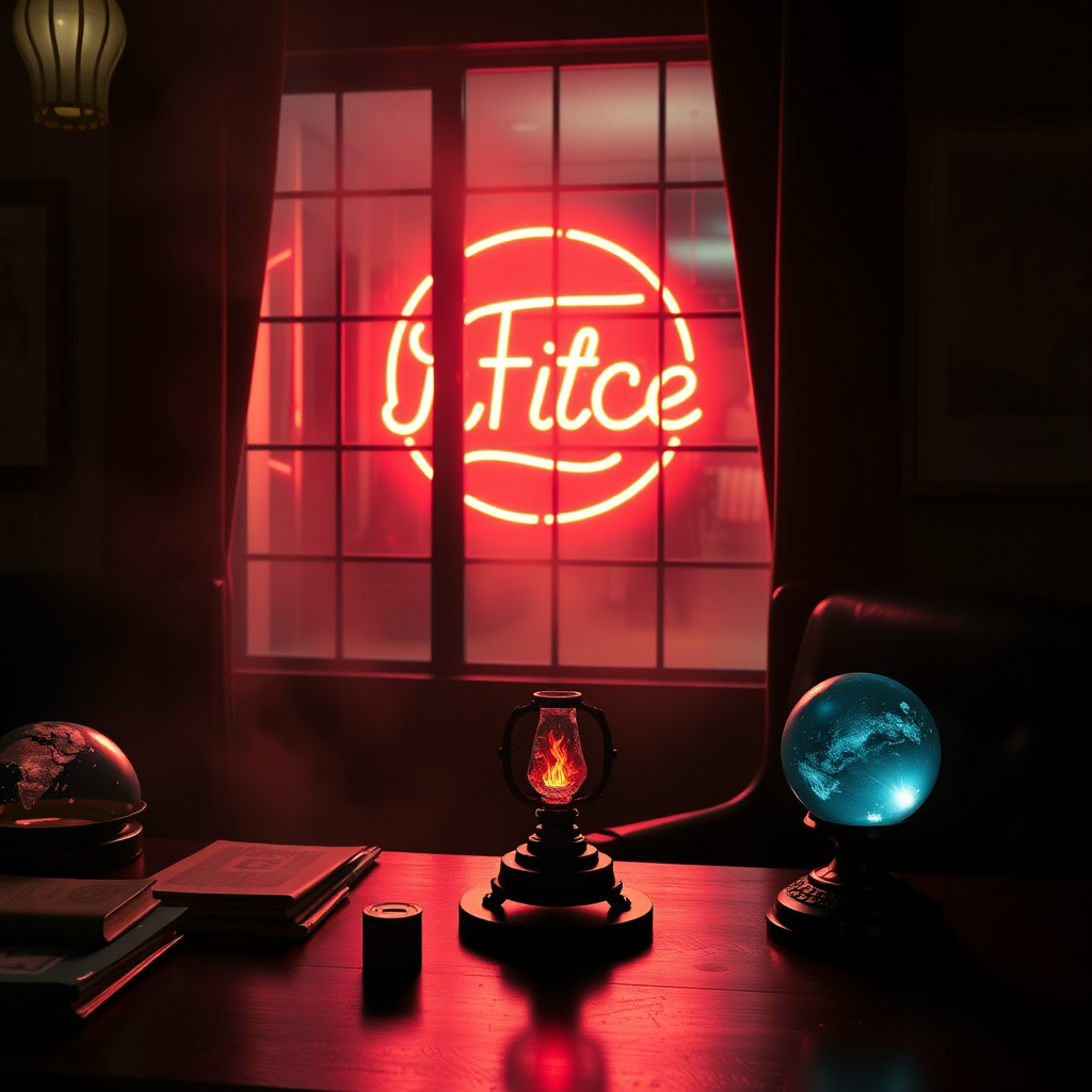 Smoky supernatural detective office